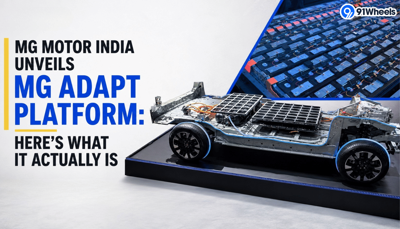 MG Motor India Unveils MG ADAPT Platform: Here's What It Actually Is MG Motor India Unveils MG ADAPT Platform: Here's What It Actually Is